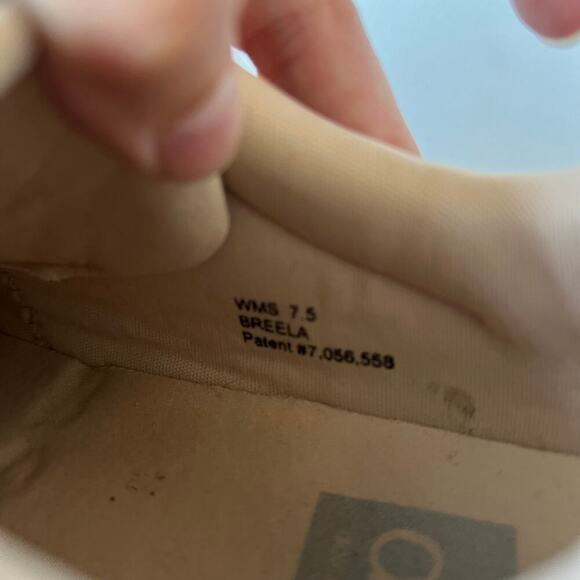 Dolce Vita Breela Beige Raffia Woven Platform Sneakers Size 7.5 - Picture 9 of 9